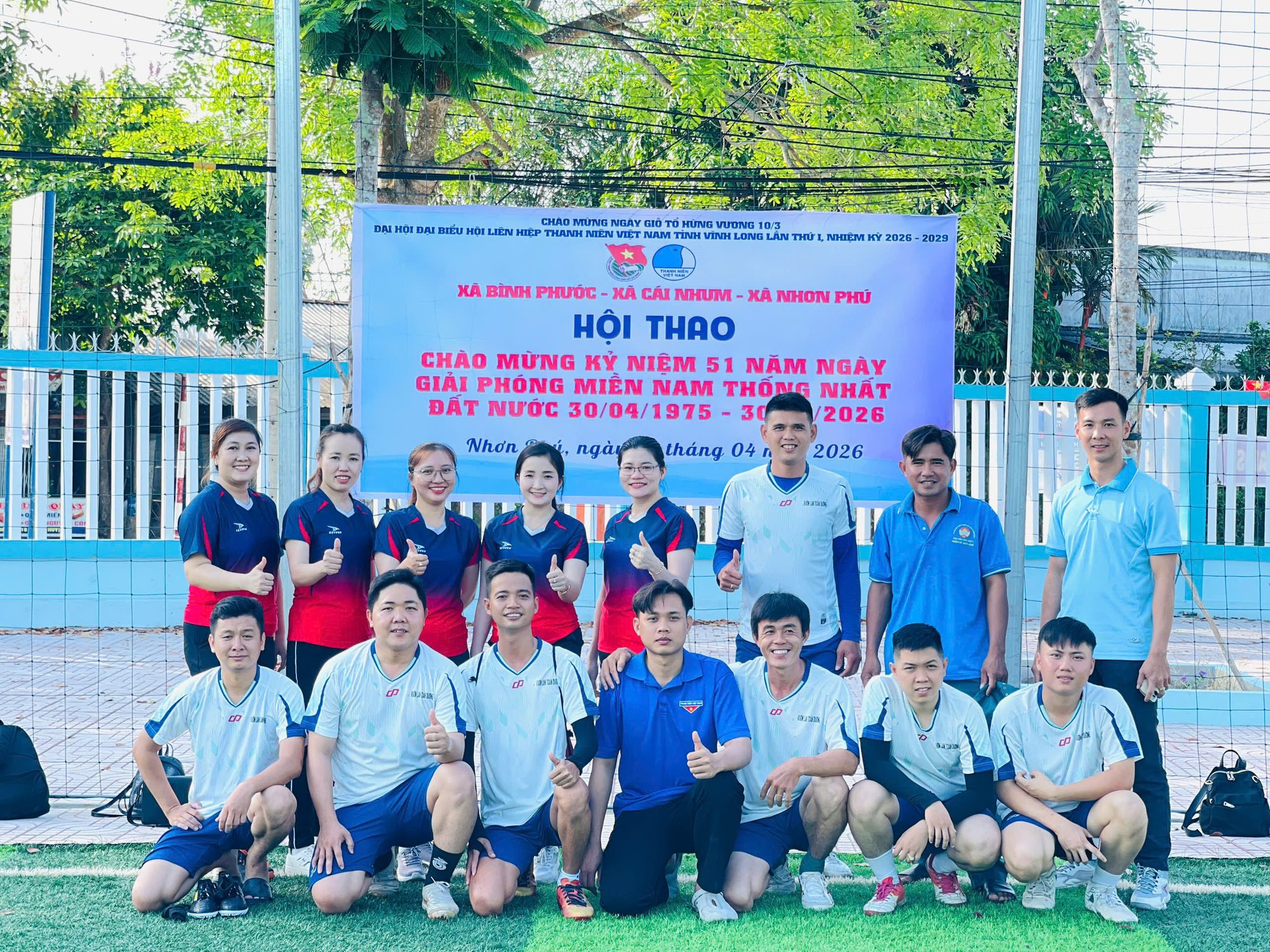 ĐOÀN XÃ NHƠN PHÚ - CÁI NHUM – BÌNH PHƯỚC TỔ CHỨC HỘI THAO CHÀO MỪNG  KỶ NIỆM 51 NĂM NGÀY GIẢI PHÓNG MIỀN NAM (30/4/1975 – 30/4/2026)