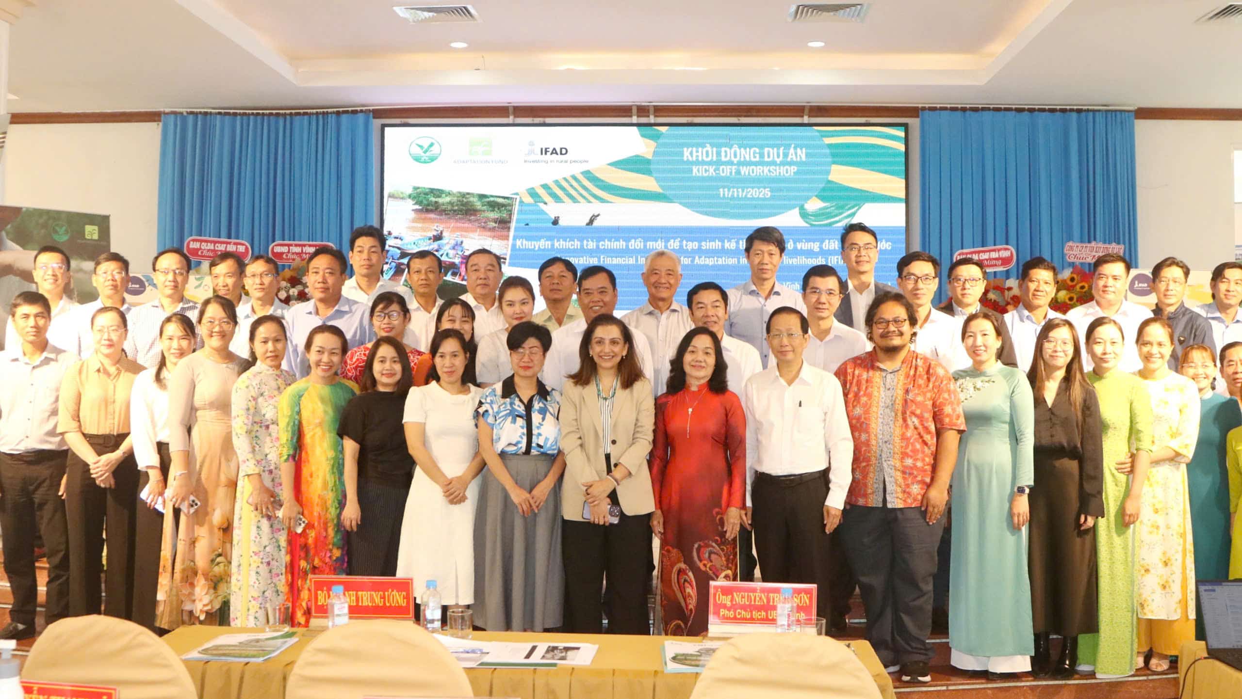 Vĩnh Long khởi động dự án tạo sinh kế thích ứng biến đổi khí hậu cho người dân vùng đất ngập nước