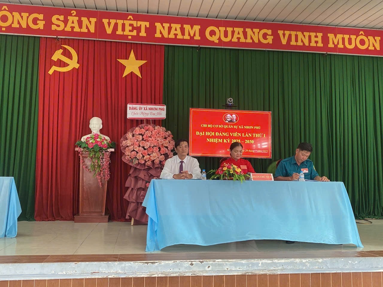 Chi bộ cơ sở Quân sự tổ chức Đại hội Đảng viên lần thứ I, nhiệm kỳ 2025-2030