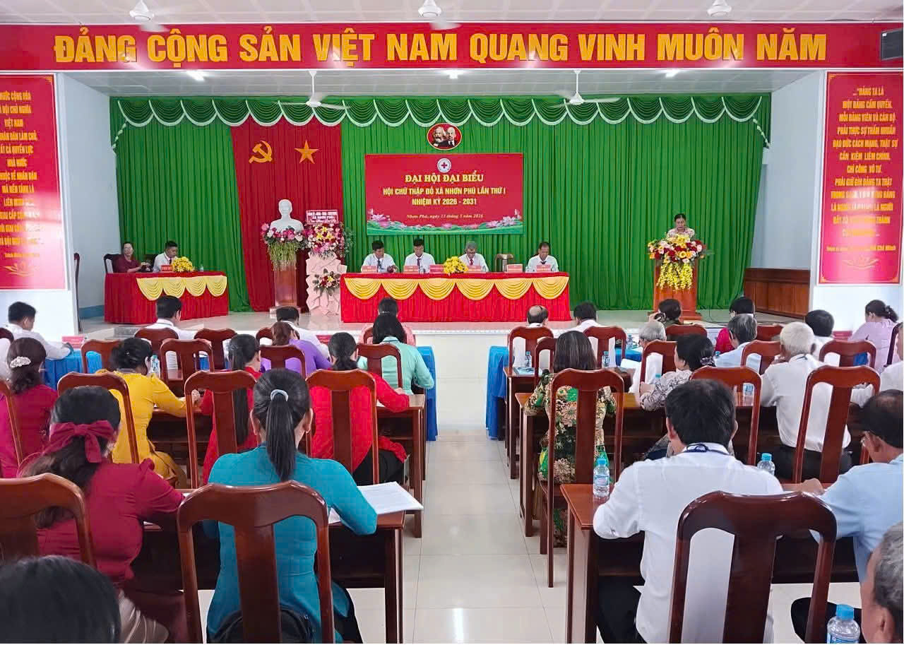 Nhơn Phú: Tổ chức thành công Đại hội đại biểu Hội Chữ thập đỏ xã Nhơn Phú nhiệm kỳ 2026-2031.