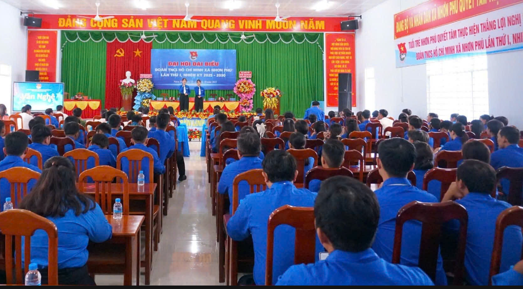 ĐẠI HỘI ĐẠI BIỂU ĐOÀN TNCS HỒ CHÍ MINH XÃ NHƠN PHÚ LẦN THỨ I, NHIỆM KỲ 2025 – 2030