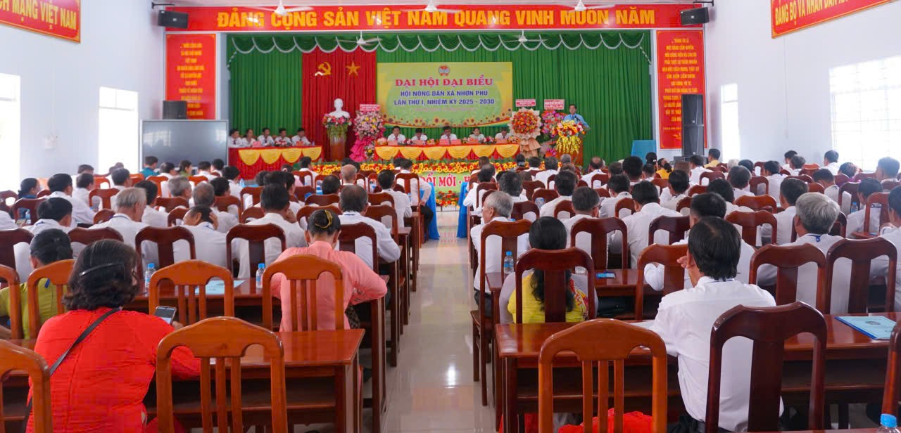 Đại hội Đại biểu Hội Nông dân xã Nhơn Phú lần thứ I, nhiệm kỳ 2025-2030