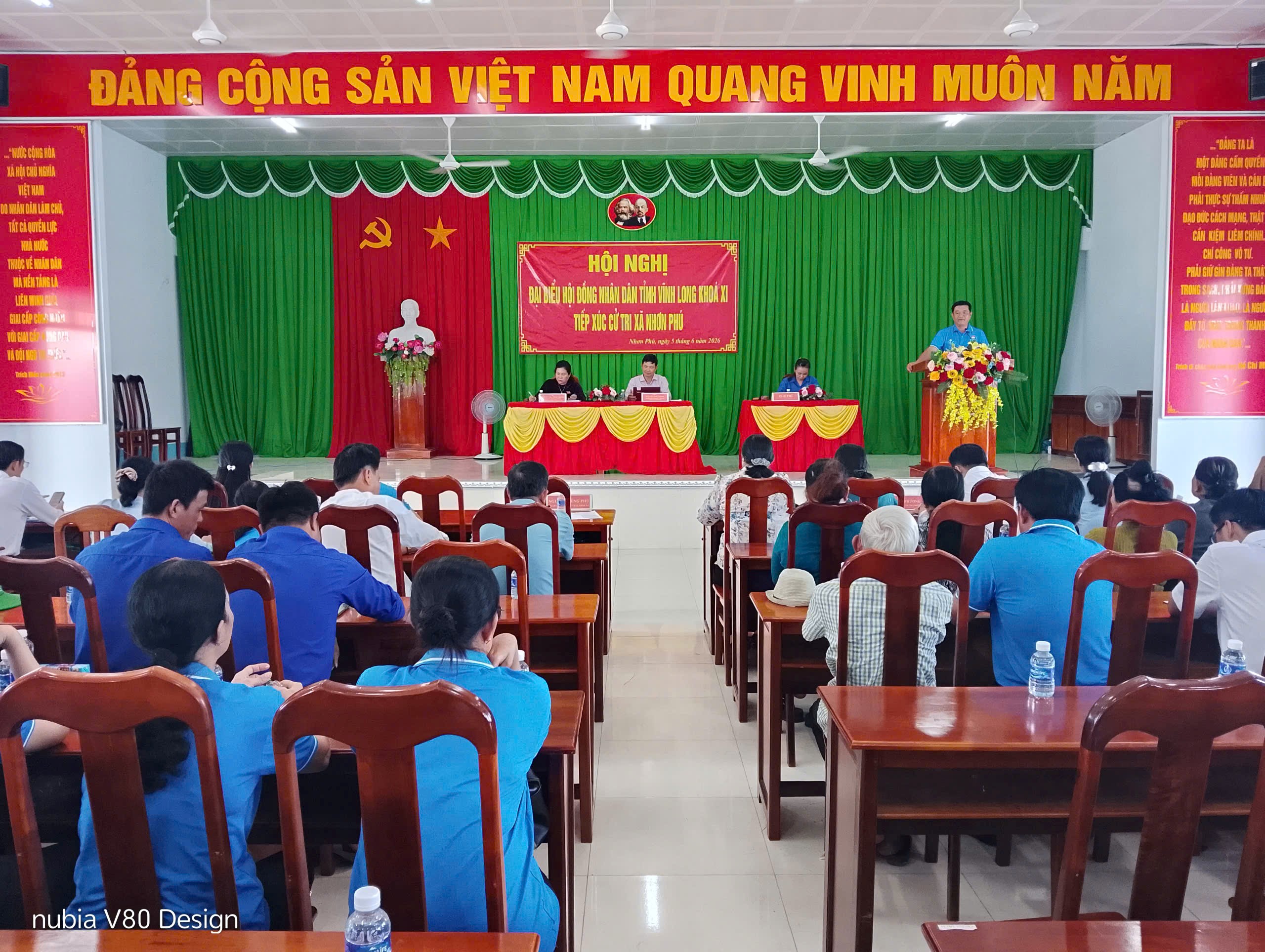Đoàn Đại biểu Hội đồng nhân dân tỉnh Vĩnh Long có buổi tiếp xúc cử tri xã Nhơn Phú